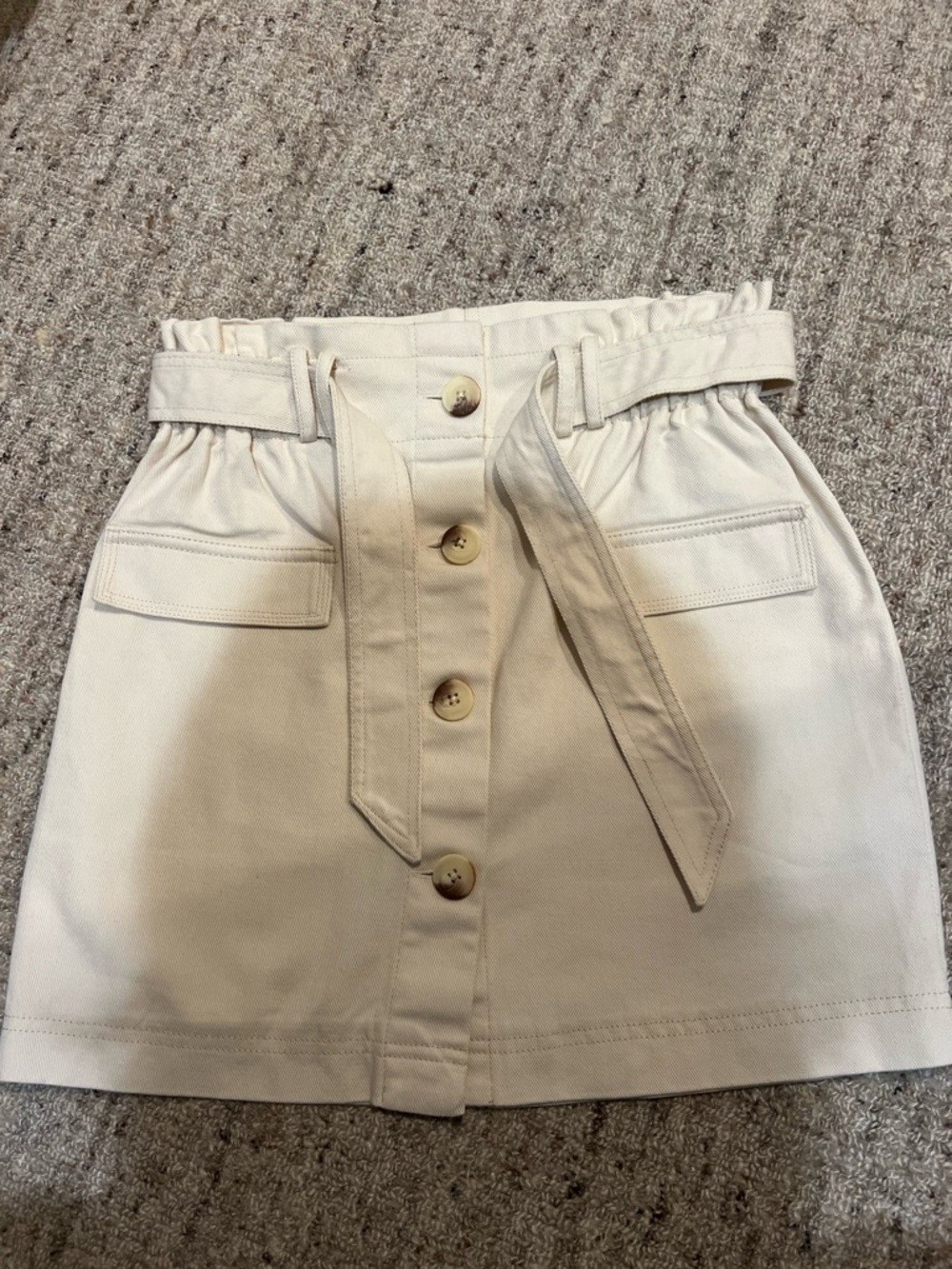 Zara paper bag skirt NWT
